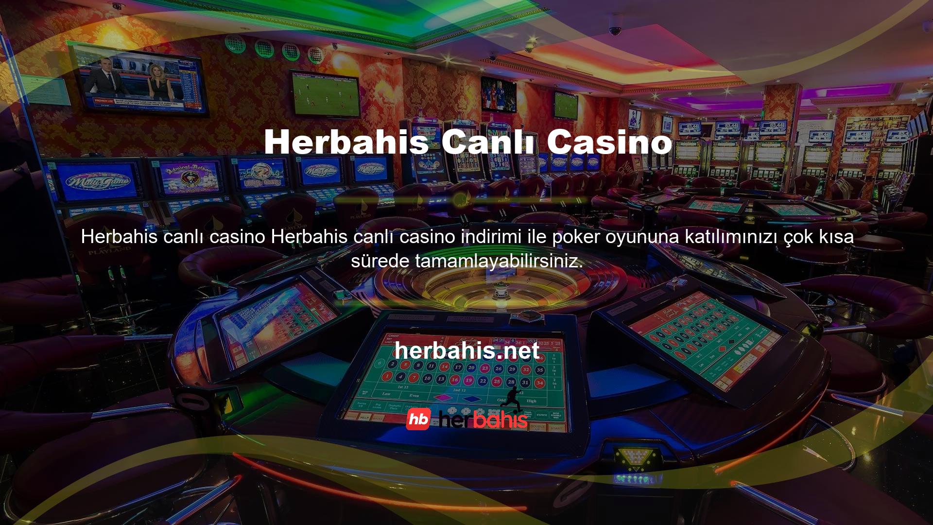 Herbahis canlı casino poker oyunlarının kuralları oldukça açıktır